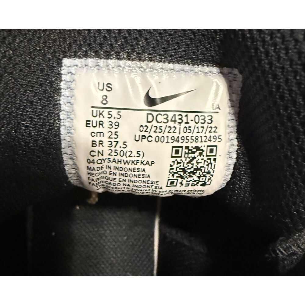 Nike Women's Size 8 Court Vapor Light Tennis Shoes Black Gold Athletic Sneakers - Picture 16 of 16